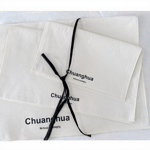 Organic Cotton <b>Envelope</b> Pouch with Custom Logo Cotton <b>Envelopes</b> for Clothes Wallet Handbag <b>Gift</b> Packing Reusable Cotton Dust Bag - Product Image 5