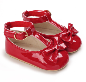 Nueva Llegada, Zapatos Planos Mary Jane para Niñas Pequeñas, Elegantes Zapatos de Fiesta Blancos de Algodón Impermeables con Lazo y Suela de Goma - Product Image 6