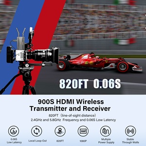 HD <b>Wireless</b> Transmitter and Receiver Audio <b>Wireless</b> Extender 820FT 250M Long Range Video Camera to Projector - Product Image 6