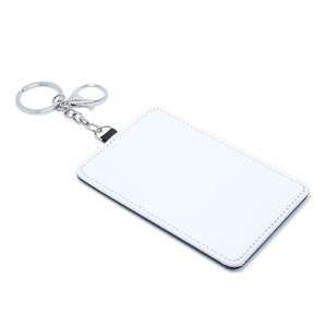 Porte-clés en cuir PU thermique, impression par transfert thermique, porte-carte de crédit, carte d'identité, carte de crédit, porte-clés blanc, Sublimation, porte-carte vierge - Product Image 2