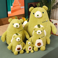 Offre Spéciale ours en peluche vert avocat grands jouets en peluche pour machine à grue