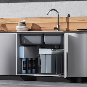 <span class=keywords><strong>Poubelle</strong></span> double escamotable intégrée <span class=keywords><strong>sous</strong></span> l'<span class=keywords><strong>évier</strong></span> de cuisine, 15L - Product Image 4