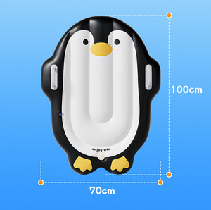 Planche de <span class=keywords><strong>surf</strong></span> gonflable Da Niu pour enfants, motif <span class=keywords><strong>pingouin</strong></span> mignon, avec poignées de sécurité pour piscine et plage - Product Image 1