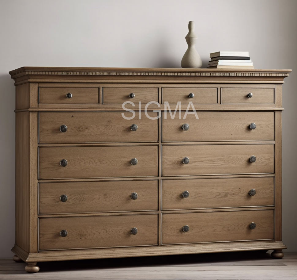 High End Traditional  Dresser For Bedroom Dressers 6 Drawers Bedroom Furniture