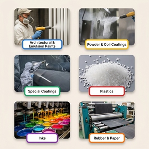 Pigmento biossido di titanio <span class=keywords><strong>rutilo</strong></span> simile a tiona rcl-69 - Product Image 4