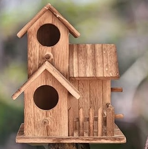 Nichoir et boîte à oiseaux en bois massif (extérieur/intérieur) - Product Image 4
