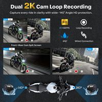 Monitor para Motocicleta Bestsonic de 5 Pulgadas, Navegación GPS Portátil, Carplay y Android Auto Inalámbricos, Pantalla Táctil Impermeable IP67
