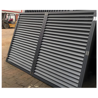 Les stores en alliage d'aluminium, centres commerciaux, villas et autres bâtiments étanches à la pluie utilisent des grilles de cent pages