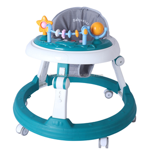 Ayarlanabilir yeni stil katlanır bebek yürüteci yürümeye başlayan öğrenme yürüteç hafif tekerlekler ile yenidoğan yürüyüş için müzikli oyuncak dolu koltuk - Product Image 1