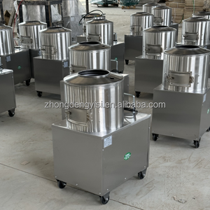Machine à éplucher et à laver automatique en acier inoxydable pour usage domestique et commercial, pour pommes de terre, patates douces et gingembre - Product Image 6