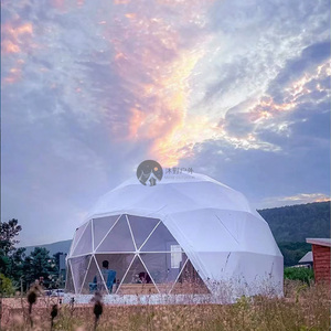 6m de diamètre vente directe d'usine tente de dôme géodésique de glamping en plein air <span class=keywords><strong>maison</strong></span> de camping et complexe de glamping de luxe <span class=keywords><strong>à</strong></span> <span class=keywords><strong>vendre</strong></span> - Product Image 5