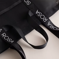 Sacs Fourre-Tout en Maille de Nylon Personnalisés et Réutilisables, Sac de Plage ou Sac de Courses en Maille avec Logo Personnalisé