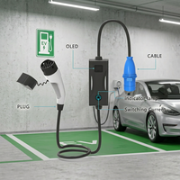 Nouveau chargeur mobile pour véhicules électriques Eway EW Mars Series 3,5 kW, étanche IP65, Plug & Play, courant réglable, câble de 5 m, garantie de 18 mois, utilisation domestique