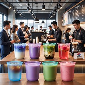 แก้วกาแฟ PP แบบใช้แล้วทิ้ง ขนาดมาตรฐาน 360 มล. สำหรับการเดินทางและการใช้งานระหว่างเดินทาง สามารถปรับแต่งได้ด้วยการพิมพ์ดิจิทัล - Product Image 3