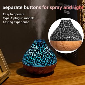 130ML USB Electric Ultrasonic Humidifier with Night Light Portable Fragrance <b>Diffuser</b> Tabletop 1 Year Warranty Household Use - Product Image 4