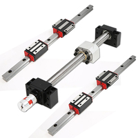 Vis à billes SFU1605 2005, guide linéaire CNC, bloc de rail HGW20CA, moteur avec vis à billes pour imprimante 3D