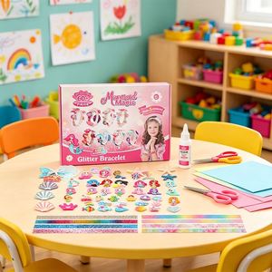 Assorted Girls DIY Headband Set Hair <b>Clips</b> Pins <b>Bow</b> Ribbon Gem Sticker Craft Activity Holiday Favor Supplier Box - Product Image 6