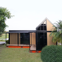 Plans de maisons préfabriquées personnalisables et étanches pour villas et hôtels, structure en acier, aménagements et finitions sur mesure, répondant aux goûts individuels