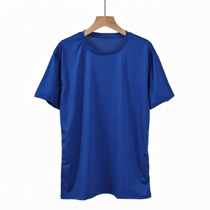 T-shirt pour homme de haute qualité 100% coton, col rond, anti-rétrécissement, style vintage rétro, rayures diagonales, coupe classique, logo personnalisable, patchs - Product Image 1