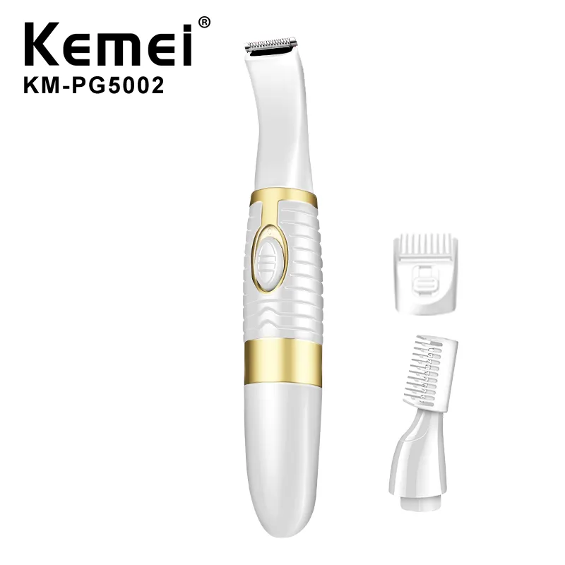 Kemei KM-PG5002卸売プロフェッショナルエレクトリックレディシェーバー3In1ウィメンズケアボディシェーバー
