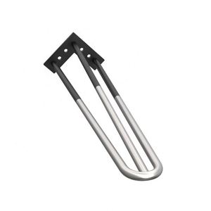 Wholesale 28 Inch Black Hairpin Metal TV Cabinet End <b>Table</b> Furniture <b>Leg</b> 4 Pcs Steel Rods for Dining Hospital Use Cheap Price - Product Image 6