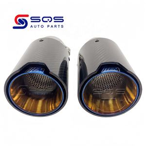 SQS embouts d'échappement bleus brûlés en acier inoxydable de personnalisation d'usine de haute qualité pour <span class=keywords><strong>Bmw</strong></span> M5 M6 embout de silencieux <span class=keywords><strong>M135i</strong></span> M235i embout d'échappement - Product Image 3