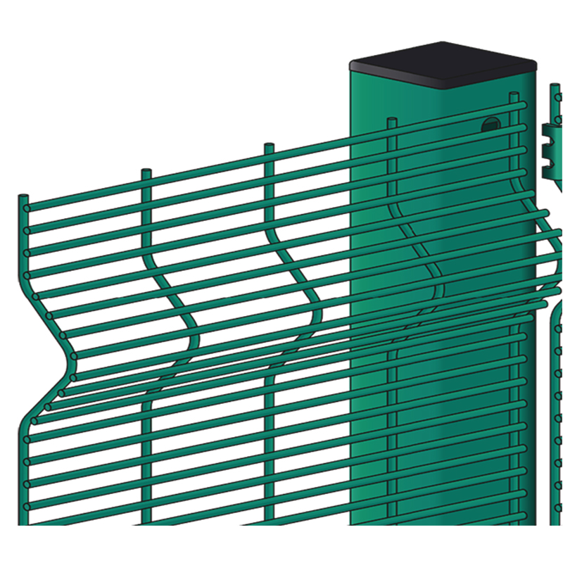4.0mm 358 Anti Climb Security Fence Hot Dipped Galvanized
