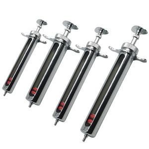 Jeringas veterinarias <span class=keywords><strong>de</strong></span> Metal <span class=keywords><strong>de</strong></span> acero inoxidable para cerdos, ganado, ovejas, inyector, instrumentos veterinarios para animales, alimentador <span class=keywords><strong>de</strong></span> medicina para ganado - Product Image 4