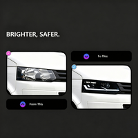 Ensemble de phares à LED pour VW Transporter T5 Multivan Caravelle, clignotants séquentiels DRL, accessoires automobiles