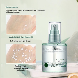 Huile capillaire hydratante légère Lodeshi pour femmes, adoucissant anti-frisottis premium domestique, brillant, sans rinçage, pour tous types de cheveux, fabricant - Product Image 3