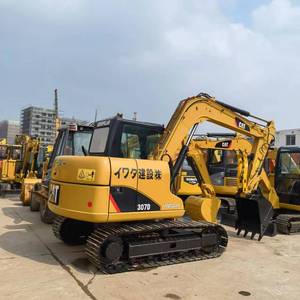 Excavadora de cadenas CAT 307D usada de alta calidad, 7 toneladas, para sitios de excavación pequeños a medianos, buen precio, excavadora Caterpillar de Japón - Product Image 1