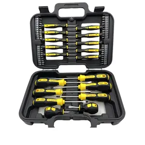 58PC Magnetic Screwdriver Set Precision Slotted Torx Tool Kit Multifunction Assorted Bits Set with Case
