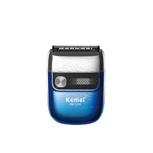 Mini afeitadora eléctrica Kemei para hombres, resistente al agua IPX5, recargable por USB, recortadora de barba de una sola cuchilla - Product Image 4