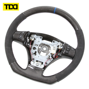 พวงมาลัยคาร์บอนไฟเบอร์แท้ TDD สำหรับ Chevrolet Corvette C6 ZR1 Z06 ปี 2006 2007 - Product Image 2