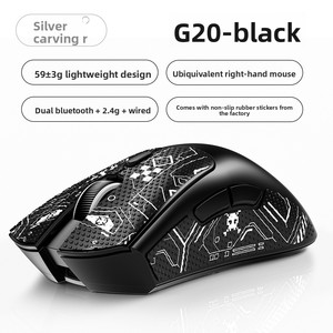 Bạc Eagle G20 Ba-Chế Độ Trọng Lượng Nhẹ RGB Có Dây Cho Bluetooth Không Dây Chuột Chơi Game Ngay Cho Máy Tính Để Bàn Máy Tính E-Thể Thao - Product Image 6