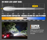 LIGHTFOX IP68 Off Road 4x4 Car 180W 30 Inch Double Row Offroad LED Light Bar