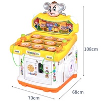 Enfants Hamster Frapper Whack une taupe Machine Marteau à jetons Jeu d'arcade pour le divertissement