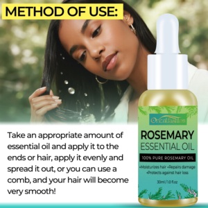 Anhui Serum penumbuh rambut Rosemary Label pribadi ekstrak Herbal organik Anti rambut rontok kustom minyak perawatan rambut OEM - Product Image 6