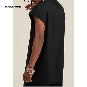 BES1501 Nuevo Diseño 100% Algodón Tejido Ecológico Verano Casual Transpirable Secado Rápido Gimnasio Ejercicio Sin Mangas Logotipo Personalizado Hombre - Product Image 2