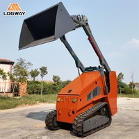 Mini-chargeuse compacte LOGWAY 910 mm pour l'entretien des propriétés, opération en espaces étroits, support OEM/ODM