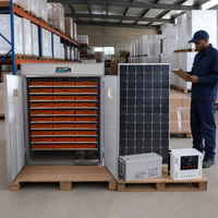 Incubateur solaire et éclosoir d'oeufs 2640 intelligents de nouvelle conception pour le canard et les oies de poulet