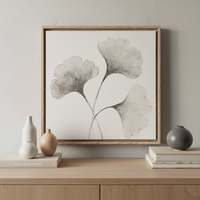 Cadre photo carré en toile mate Art Déco simple et élégant