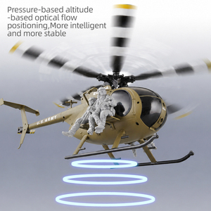 Nouvel Hélicoptère RC 2026 SJY-C189S Échelle 1/28 Double Moteur Brushless Simulation Six Canaux Modèle d'Avion Positionnement par Flux Optique - Product Image 1