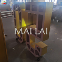 Grandes lettres lumineuses à LED blanc chaud pour décoration de mariage, en PVC et acrylique, pour systèmes de tuyauterie et de drapage