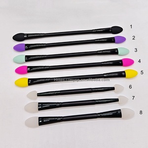 Pinceau à double extrémité Lammy Pinceau à double pigment en silicone Pinceau à paillettes Applicateur en silicone <span class=keywords><strong>Duo</strong></span> Pinceau à plastifier en silicone - Product Image 5