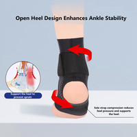 Manchon de compression professionnel en nylon pour la course hivernale, protection et soutien de la cheville, attelle orthopédique pour la cheville