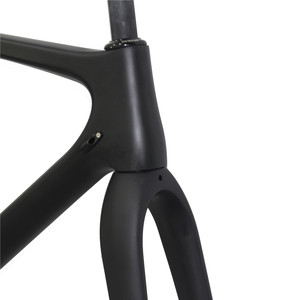 Juego de cuadros de bicicleta de grava de <span class=keywords><strong>ciclocross</strong></span> de carretera de <span class=keywords><strong>carbono</strong></span> completo Compatible con juego de ruedas MTB 27.5er - Product Image 2