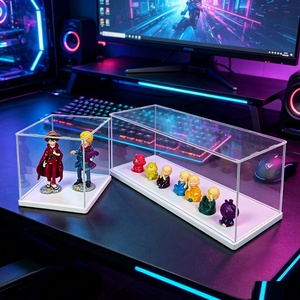 Caja de Exhibición Acrílica Moderna Premium al por Mayor con Iluminación LED, Alta Claridad y Protección contra el Polvo para Figuras de Acción, Coches de Juguete y Maquetas - Product Image 5