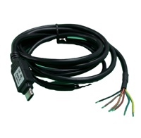 Câble Convertisseur Série USB Type-C vers RS232 FTDI TTL-232R 5V 3.3V 1.8M Personnalisable OEM ODM pour Imprimante Ordinateur iOS Charge Rapide 3A