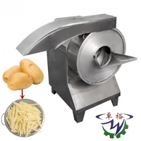 Hete Aanbieding Hoge Efficiëntie Industriële Elektrische Groenteblokjes Snijmachine Multifunctionele Fruit- en Wortelgroentesnijder